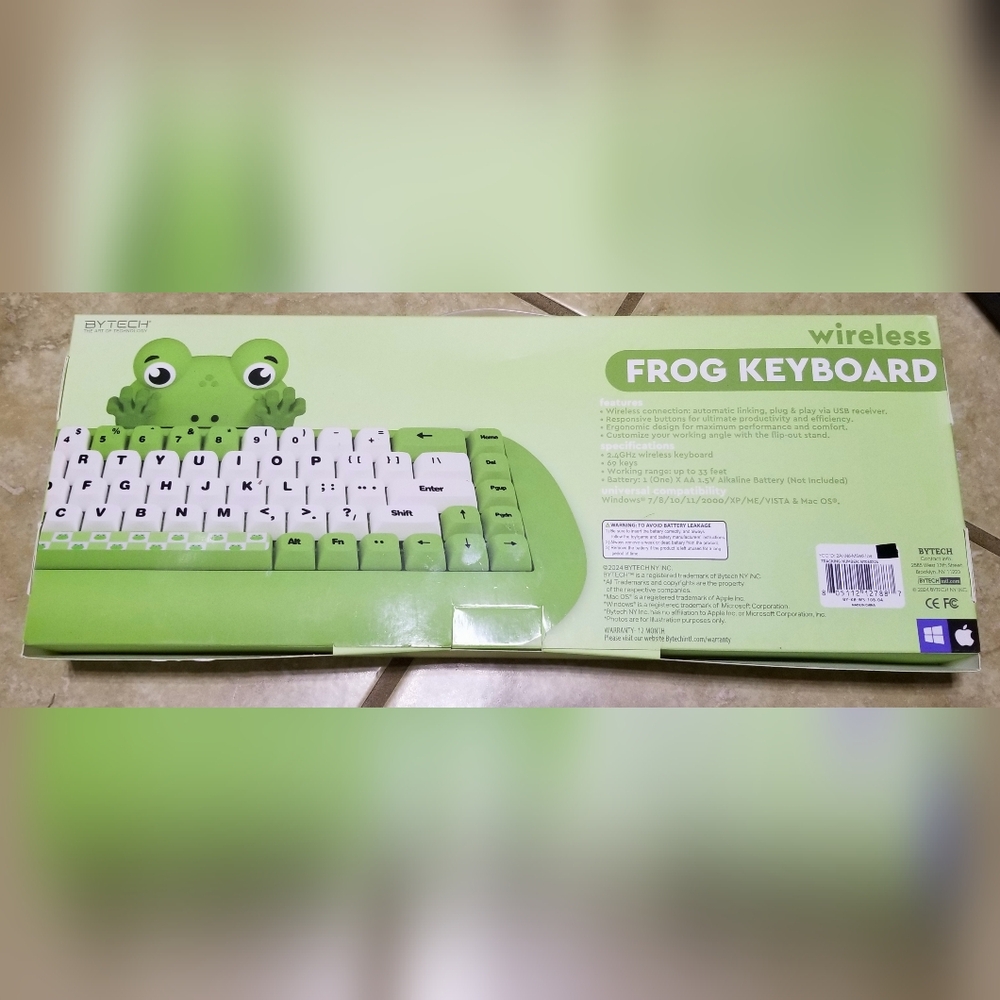 BYTECH Wireless Frog Keyboard - Picture 2 of 3